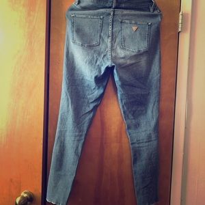 GUESS-woman’s super high rise indigo denim